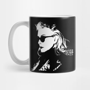 punk girl b&w Mug